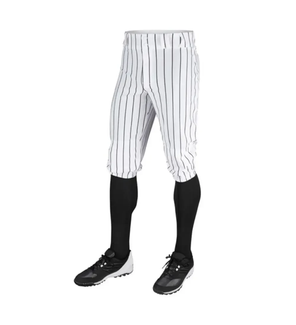 Champro Triple Crown 2.0 White Pinstripe Adult L Knicker Baseball Softball Pants
